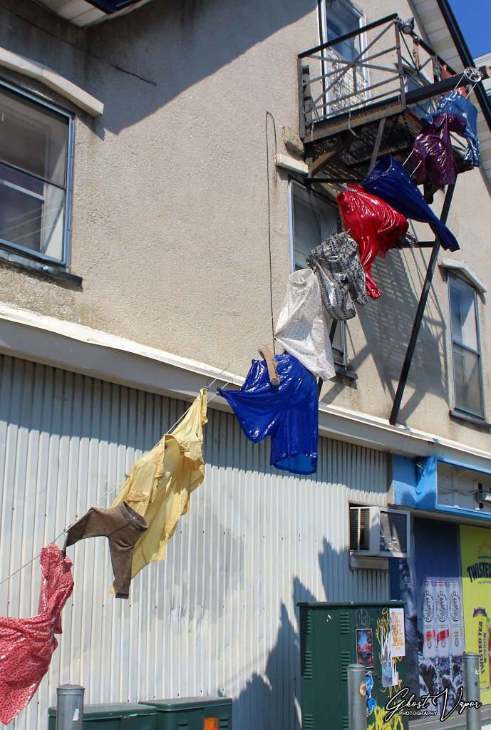 Œuvre Cordes en Linge (2026) pour le Sentier Culturel, documentation par Martin Martial.
